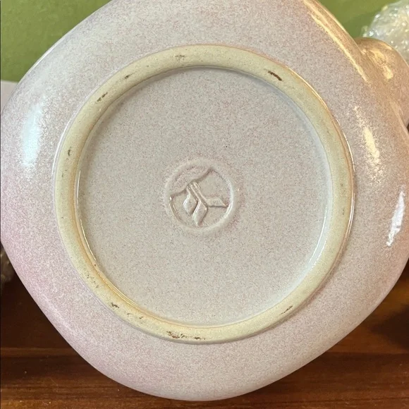 Vintage Ceramics Pink Tea Set with Bamboo Handle - Picture 9 of 14